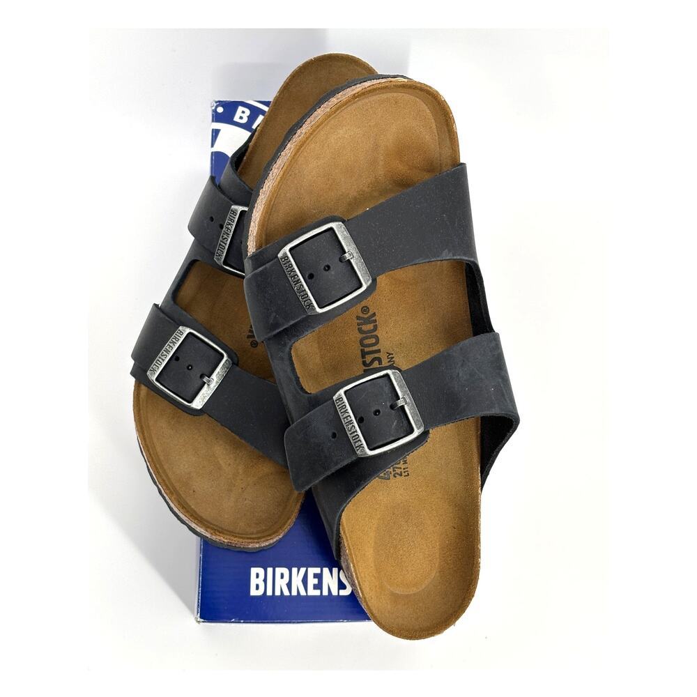 NIB Black Birkenstock Arizona BS Unisex Sandals Size 42